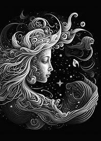 Aquarius Zodiac Art
