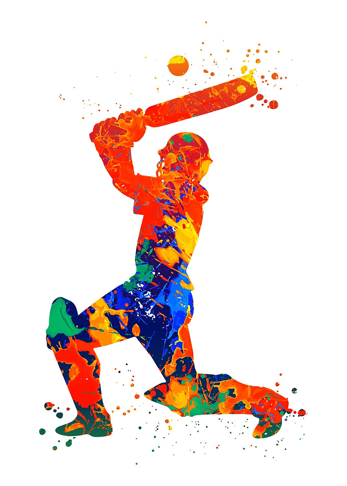 Cricket Player Man