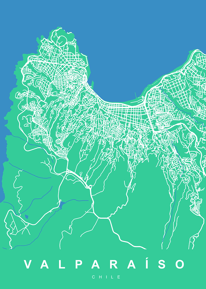 Map VALPARAISO CHILE