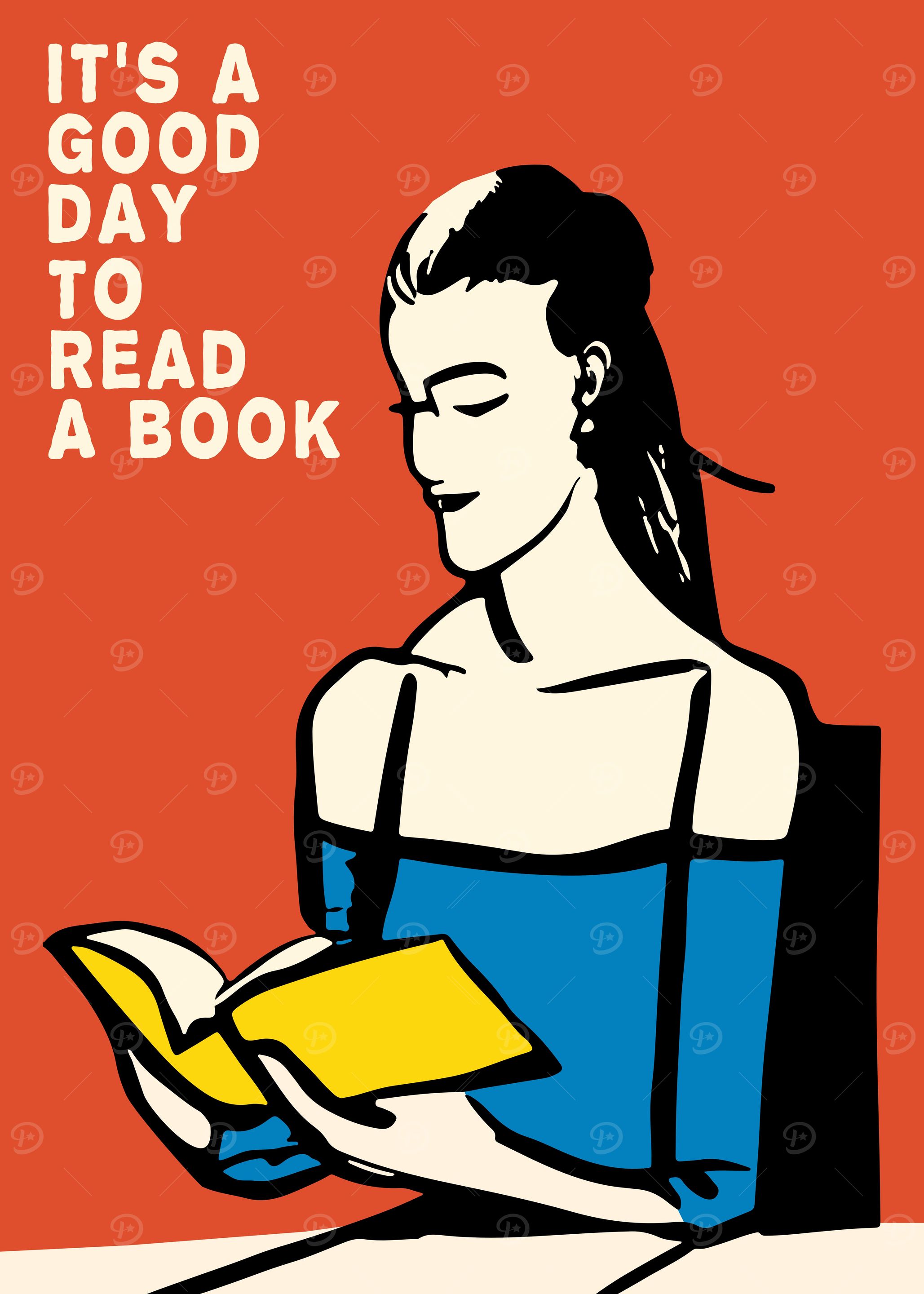 READ A BOOK poster