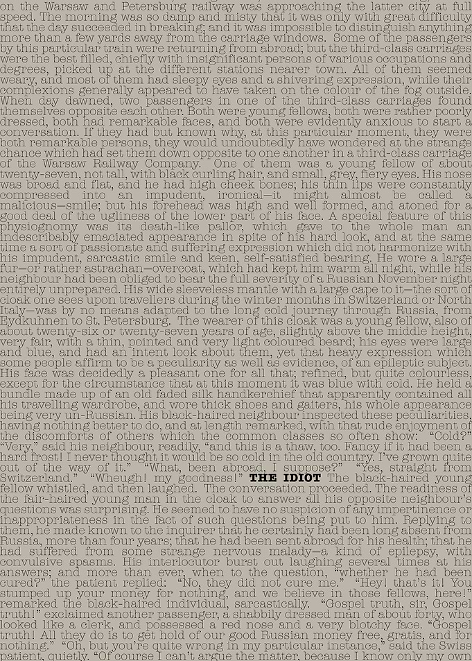 The Idiot Book Text