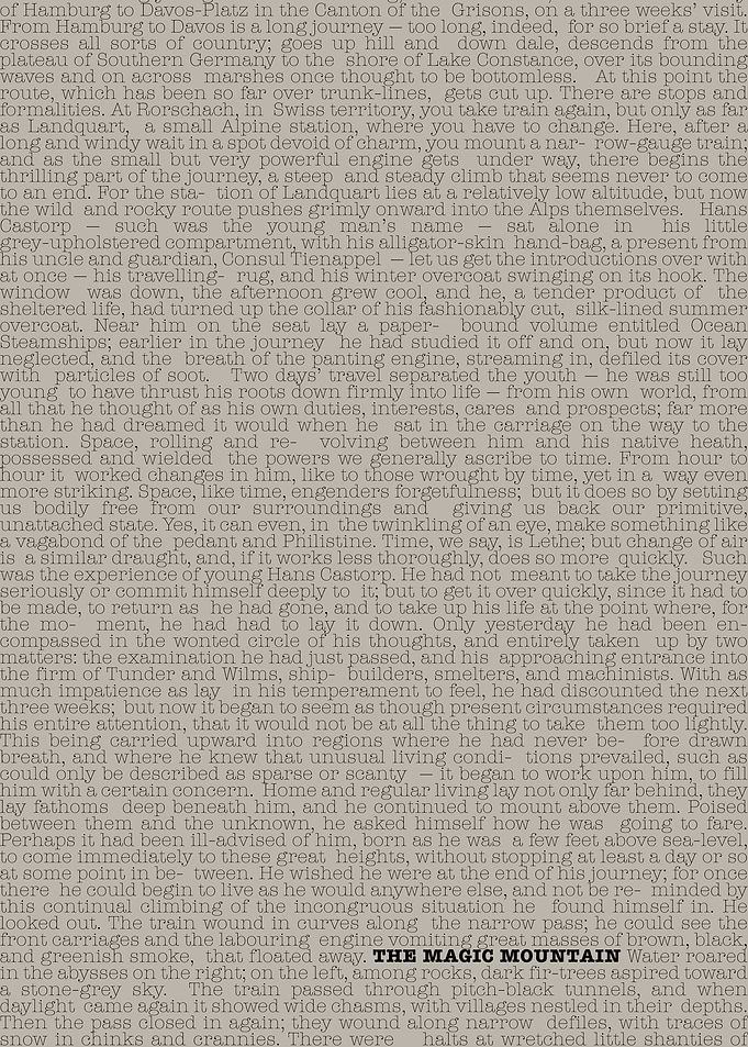 The Magic Mountain Text