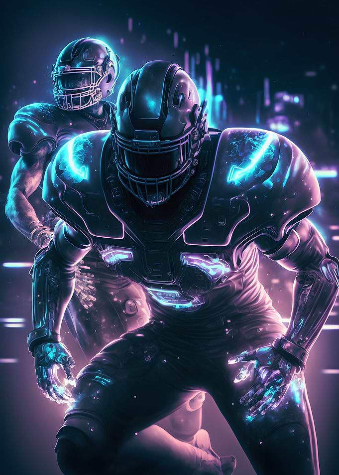 Glowing Quarterback
