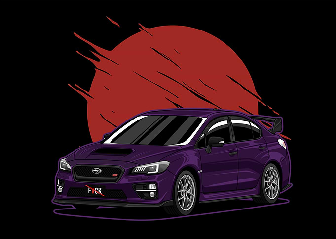 Subaru WRX STI Landscape 4