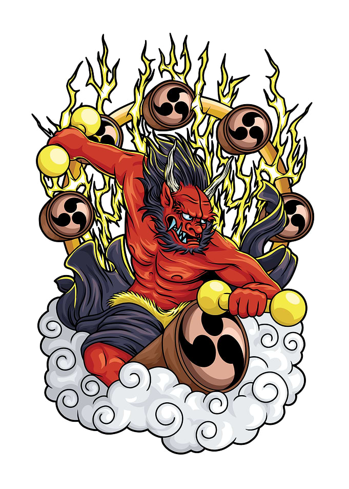 Raijin Japanese Mythology