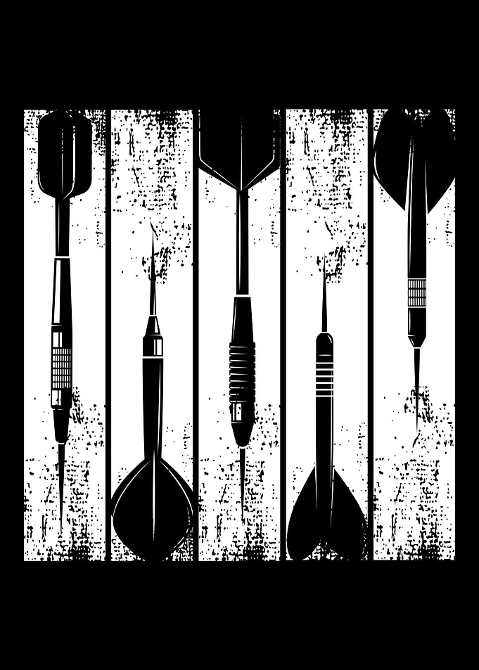 Retro Darts Arrows
