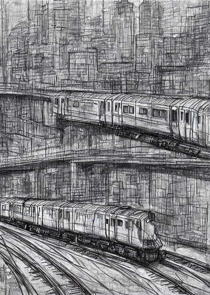 Sketchy train