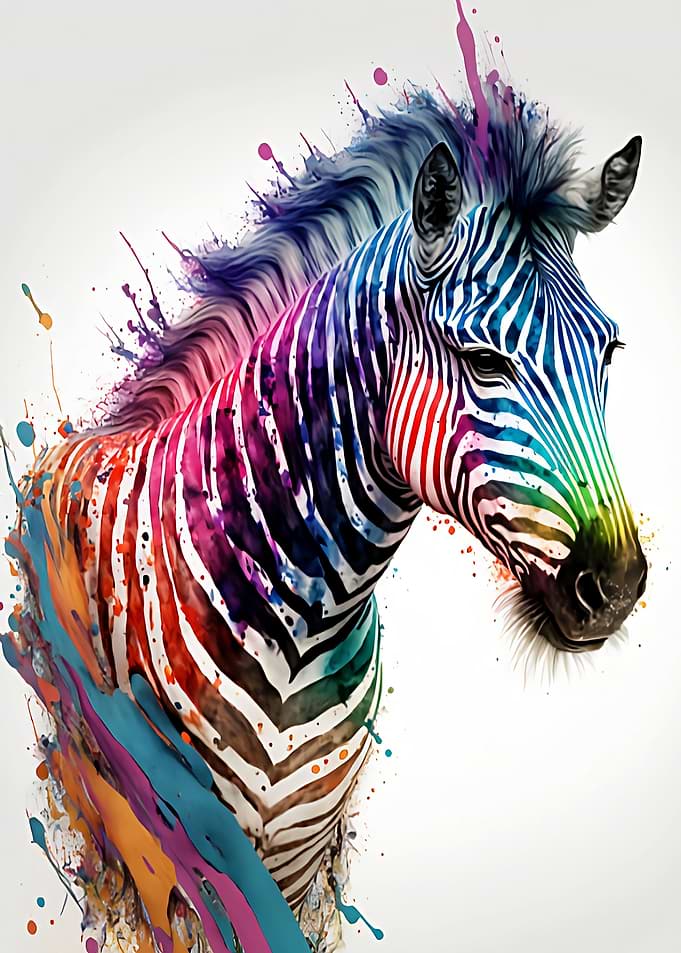 Colourful Zebra