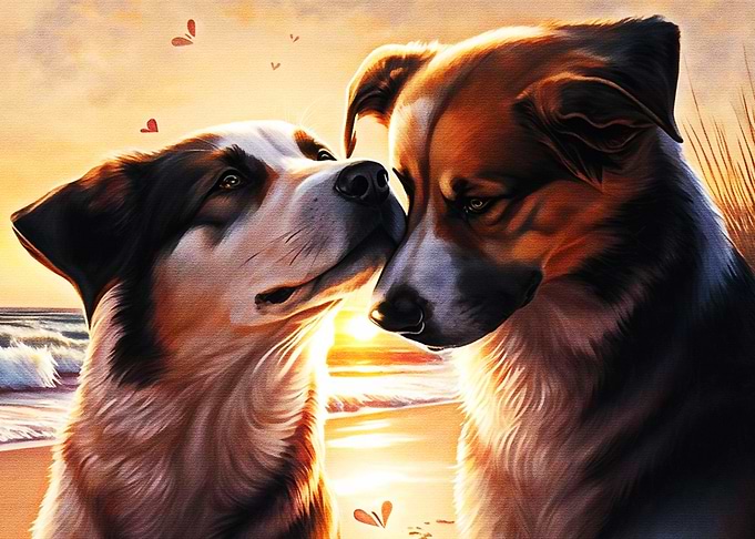 Love story Dog