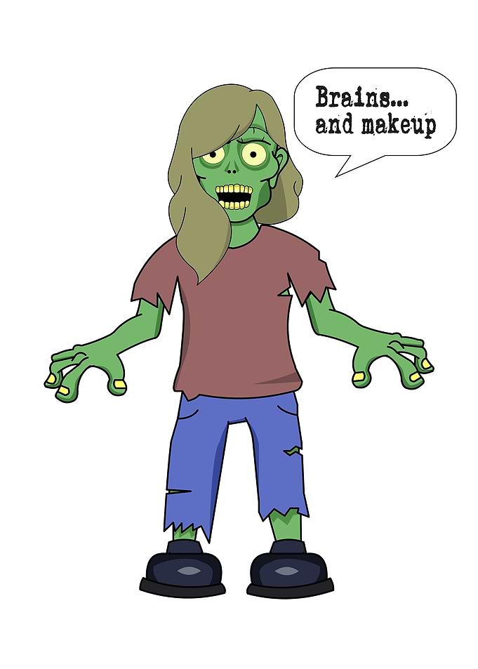 Zombie Brains and makeup