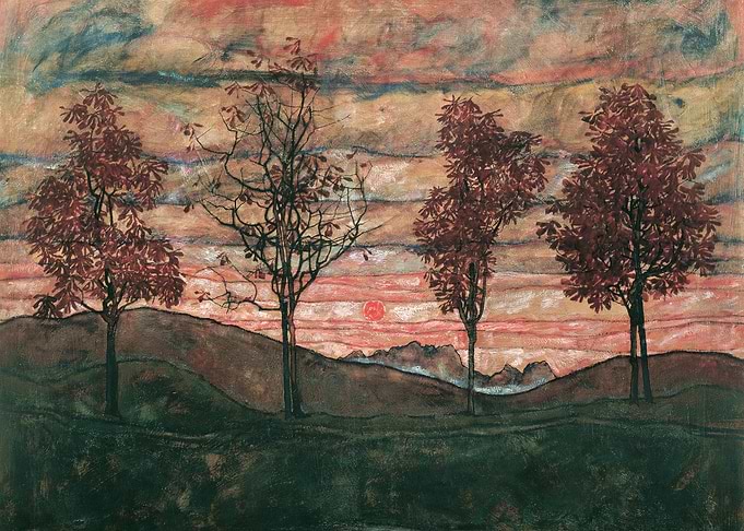 Four trees