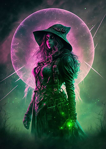 Gorgeous Moon Witch
