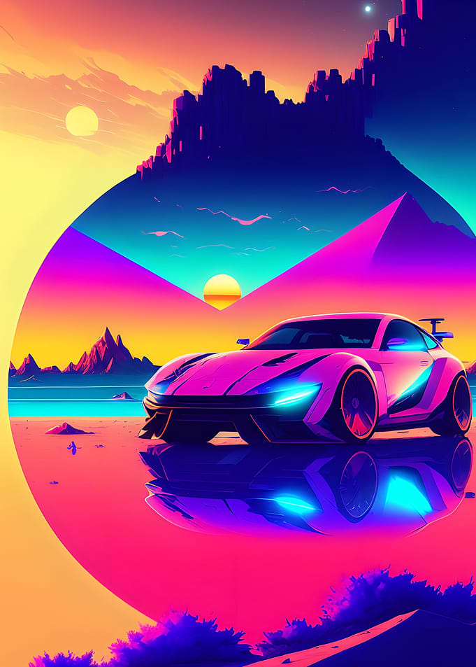 Retro Car 18