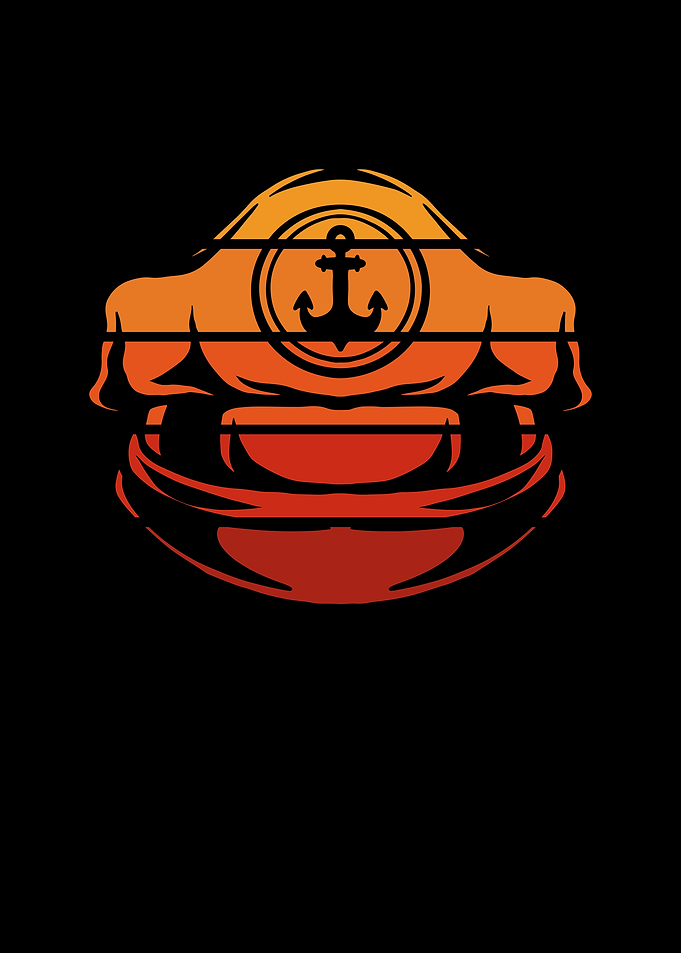 Captain head sunset retro