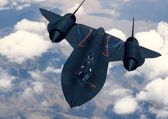 SR 71 in flight