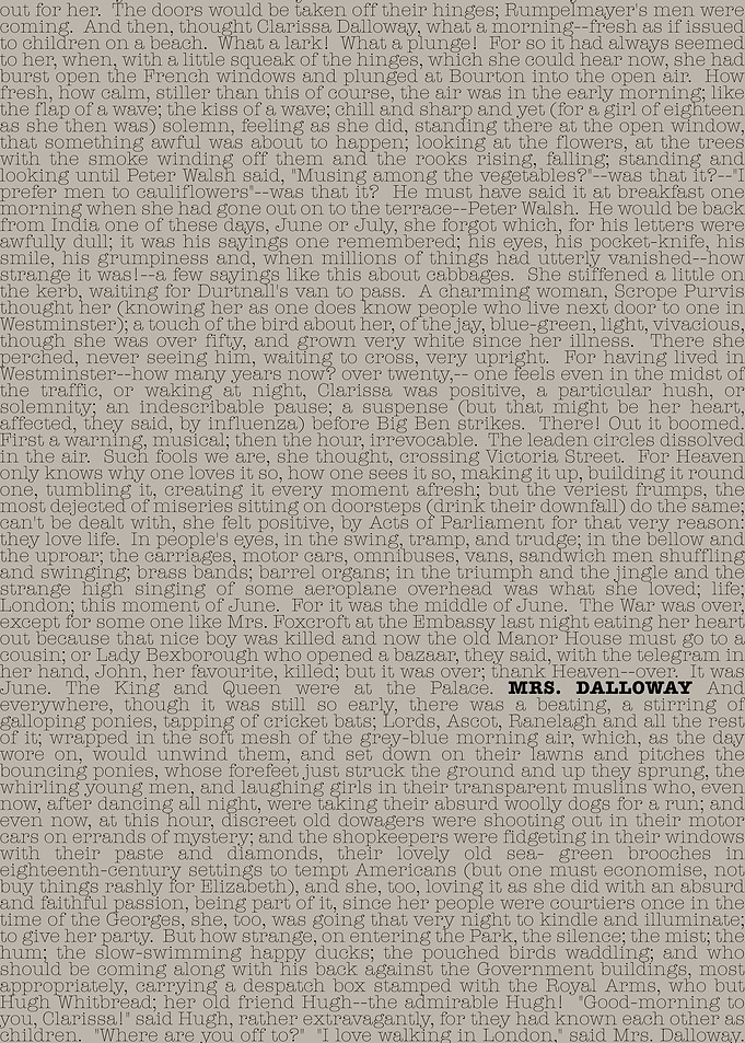 Mrs Dalloway Book Text