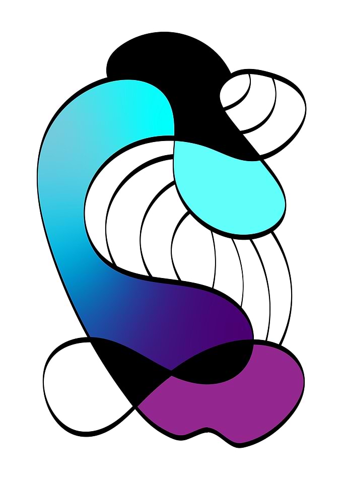 Cian to purple