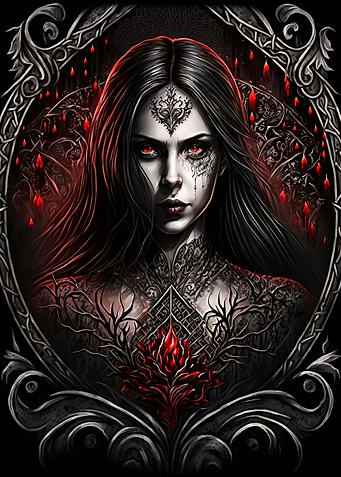 Dark Vampire Woman
