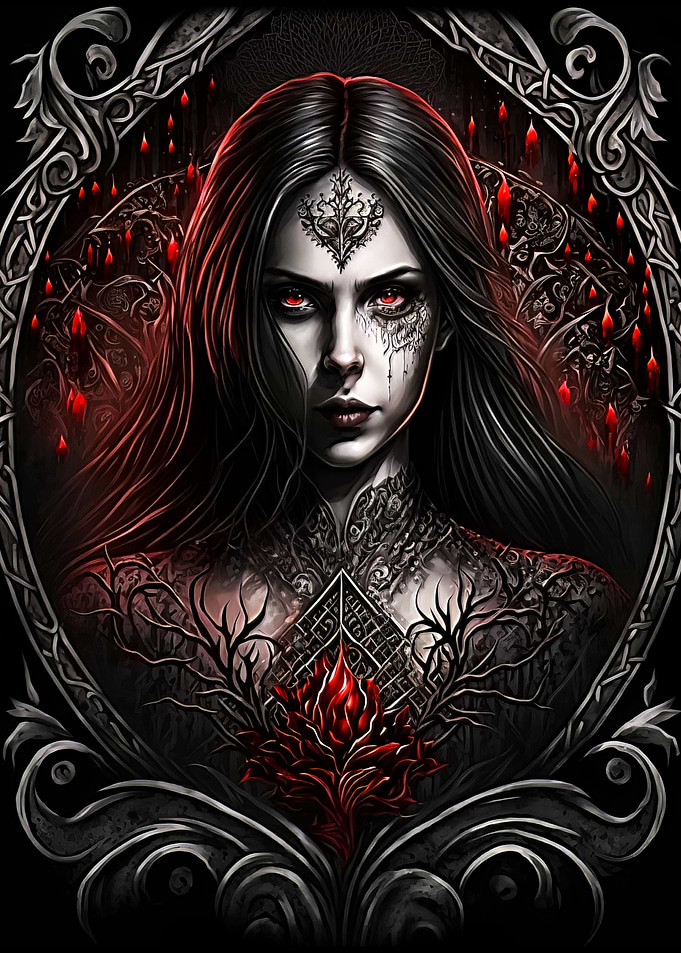 Dark Vampire Woman