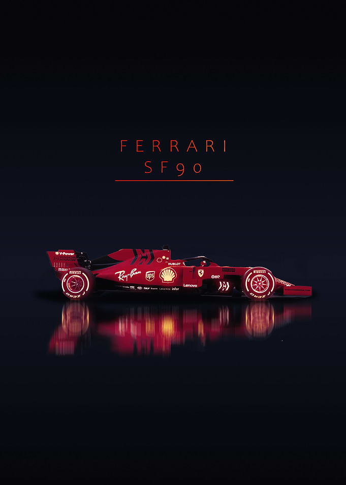 Ferrari SF90 F1 Car