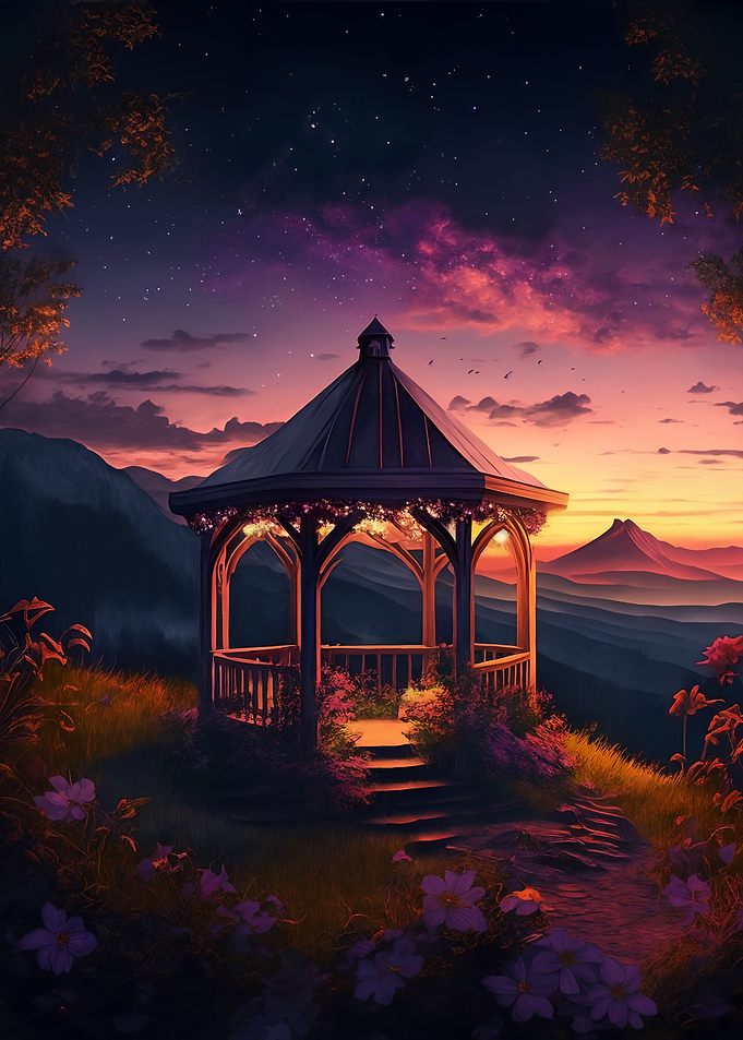 Beautiful fantasy pavilion
