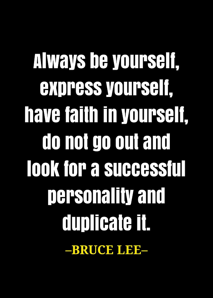 Bruce Lee quote