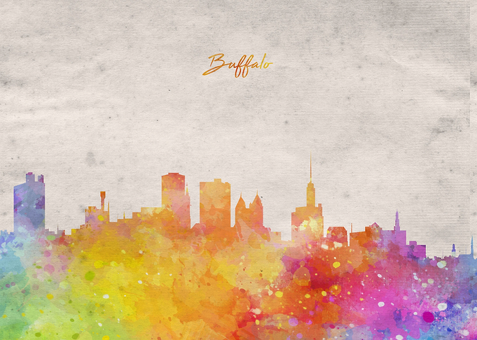 Buffalo City Skyline