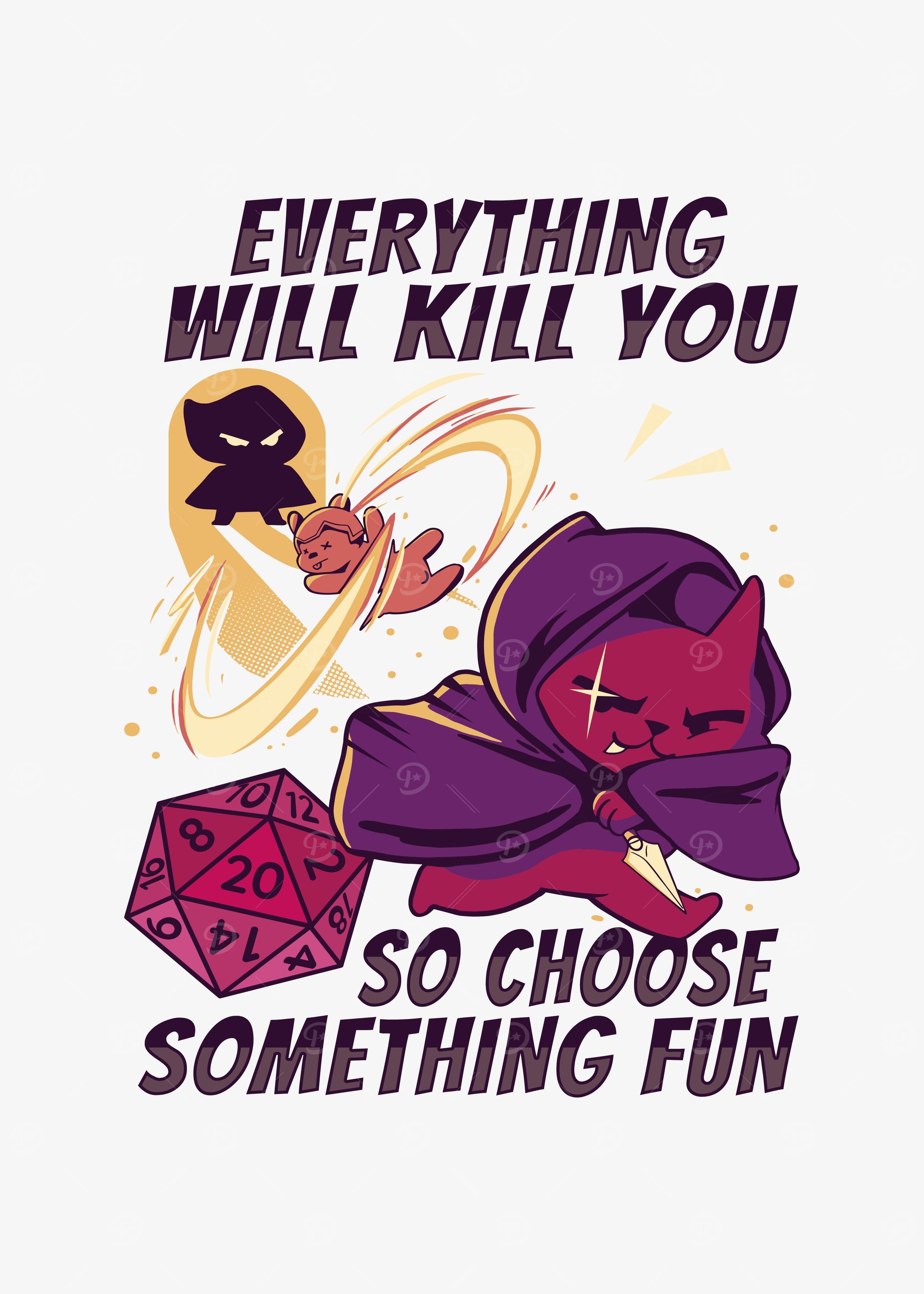 D20 Cat RPG Gamer