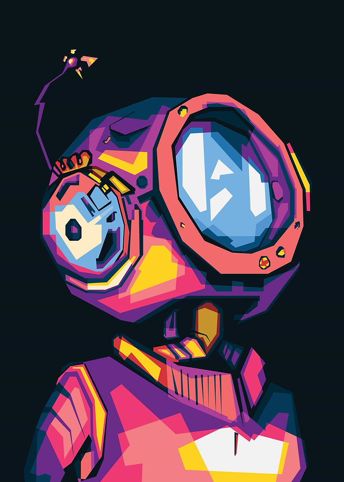 ASTRONAUT POP ART
