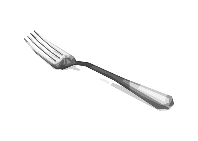 Fork Grayscale Art