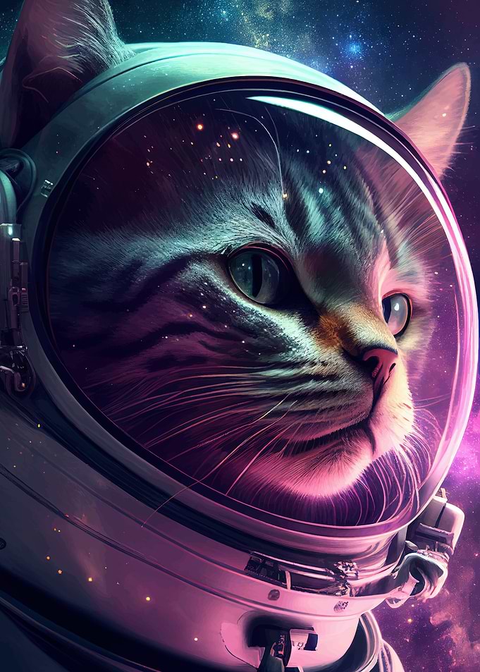 Space Cat Astronaut