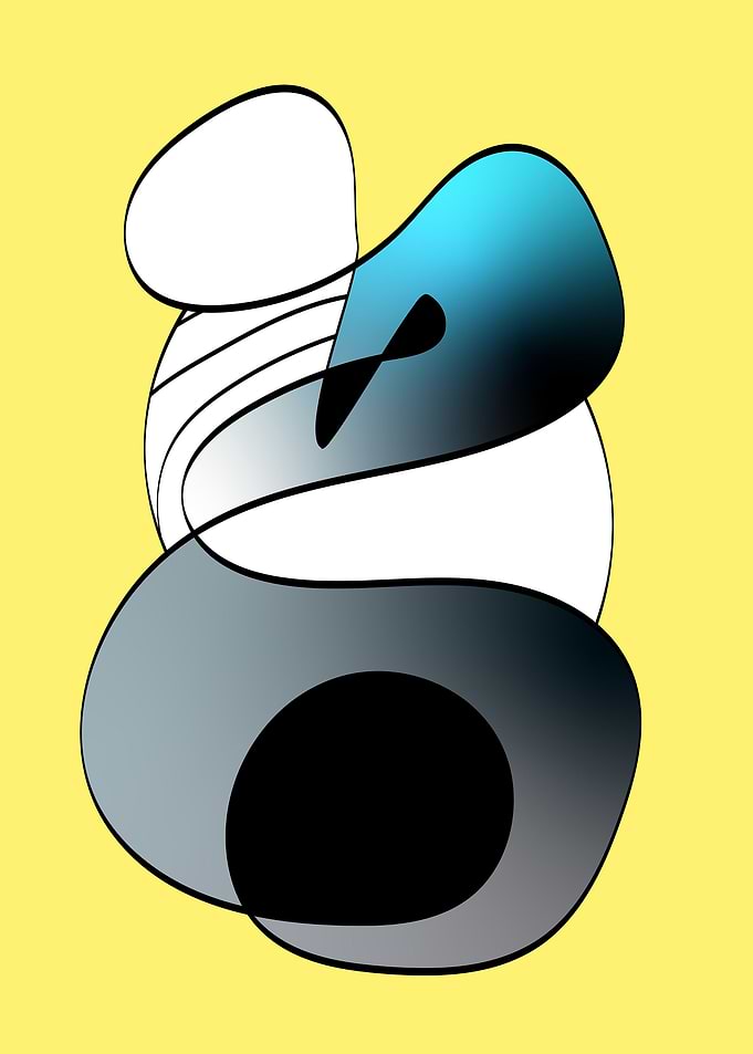 Yellow gray and blue