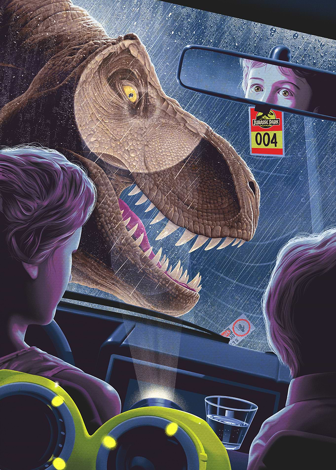T-Rex vs. Jeep