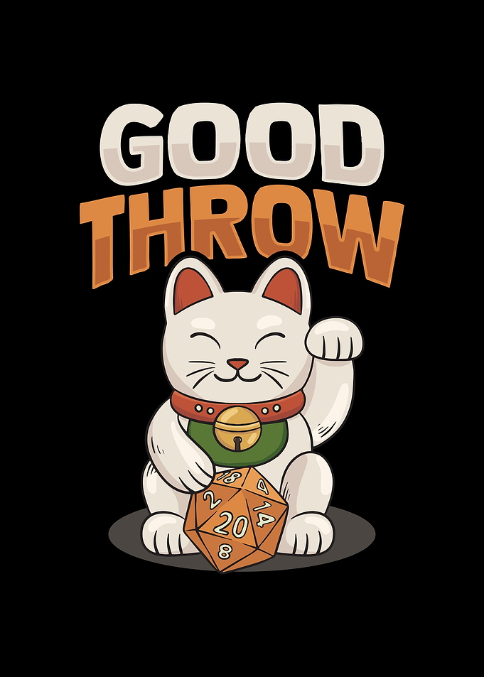 Chinese Cat RPG Gamer