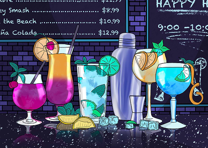 Cocktails at Midnight