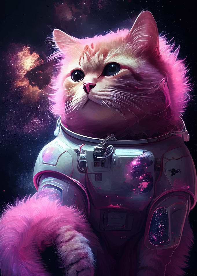 Space Cat Astronaut