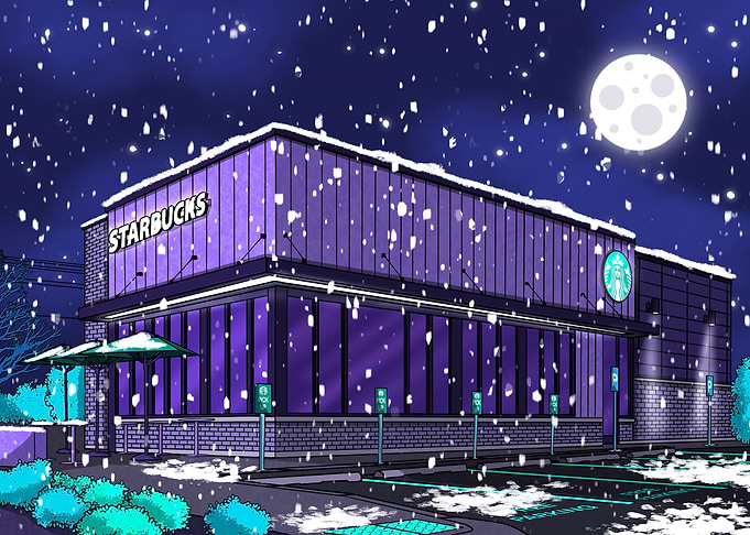 Starbucks at Midnight