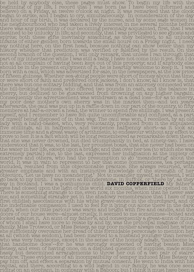 David Copperfield Text