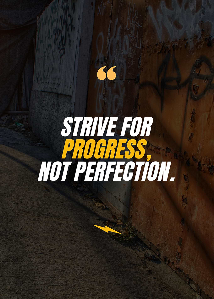 Progress Motivation Quote
