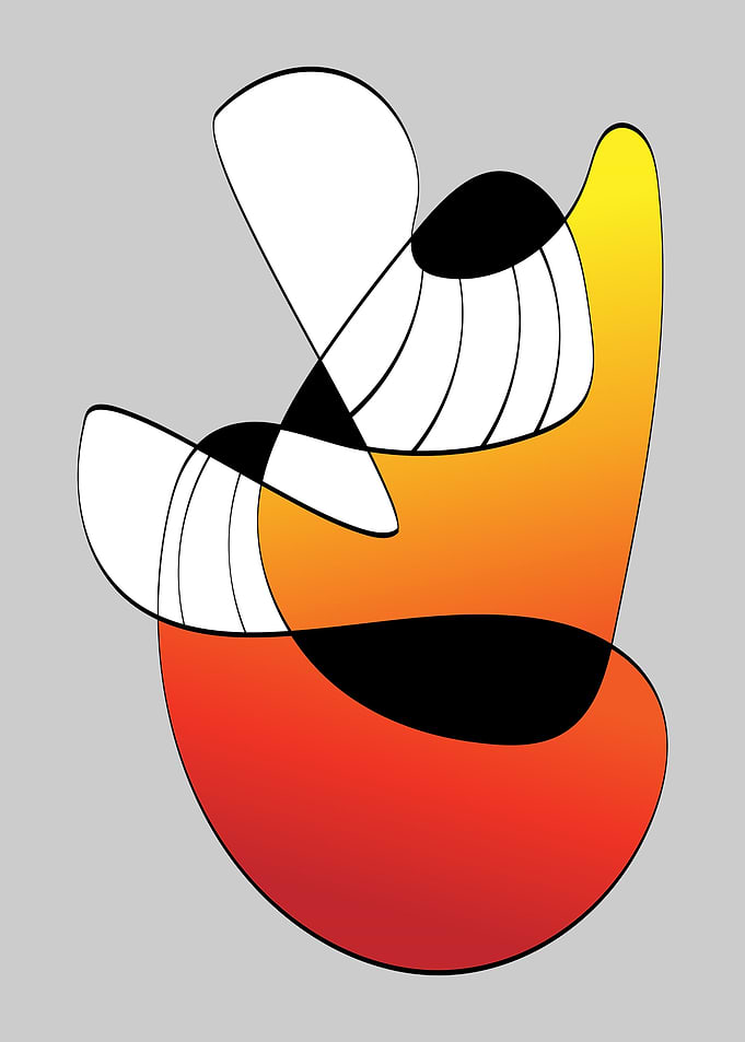 Red to yellow