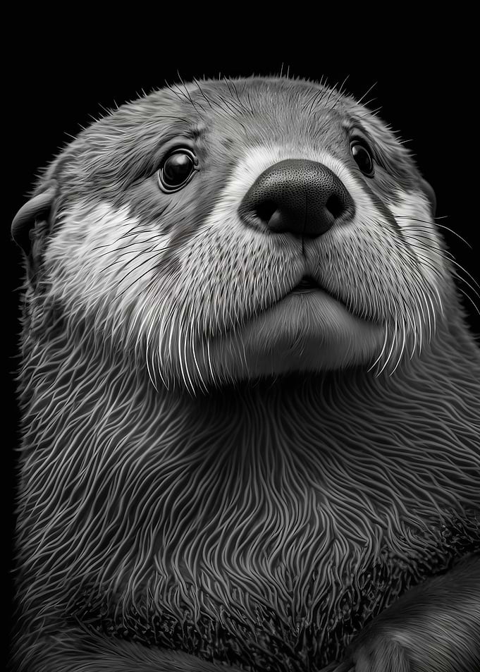 Portrait of a Sea Otter