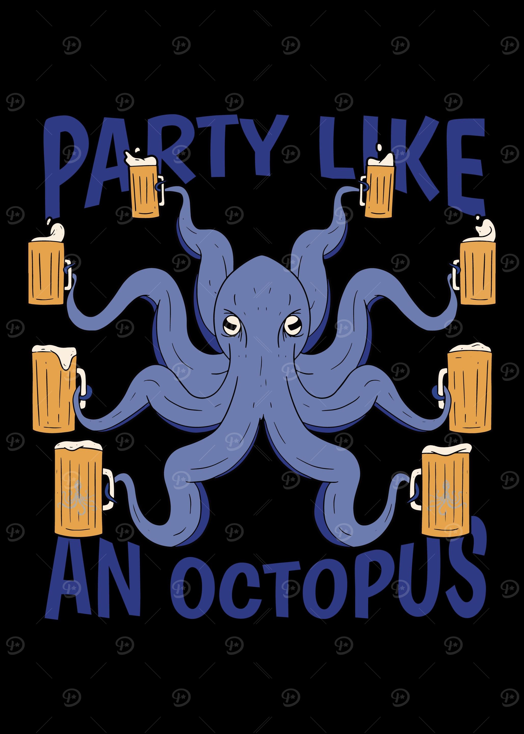 party like an octopus fun