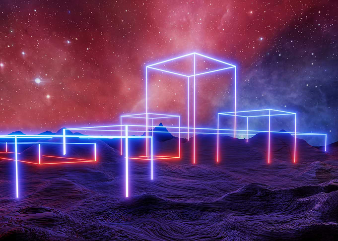 Futuristic Neon City