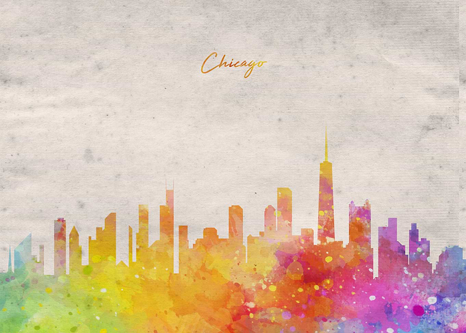 Chicago City Skyline