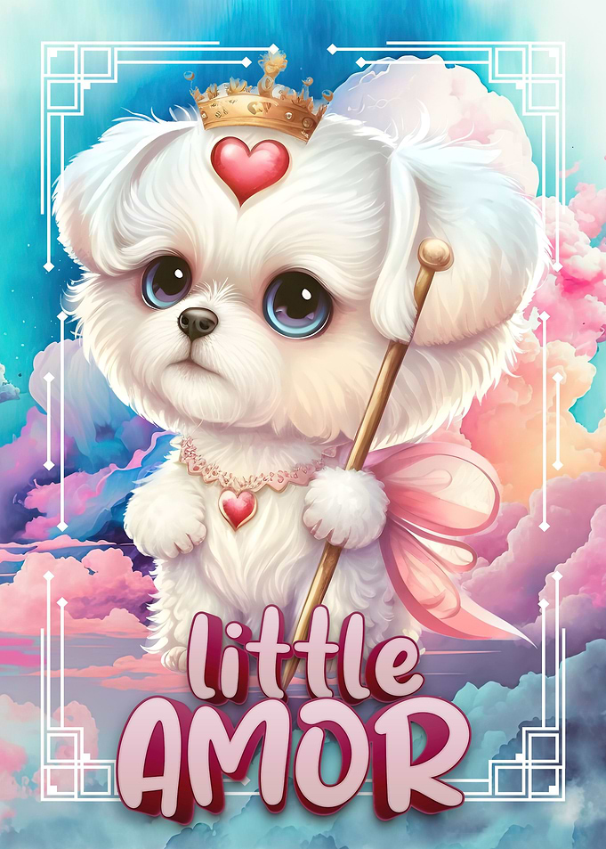 Cuddly Love Angel Dog