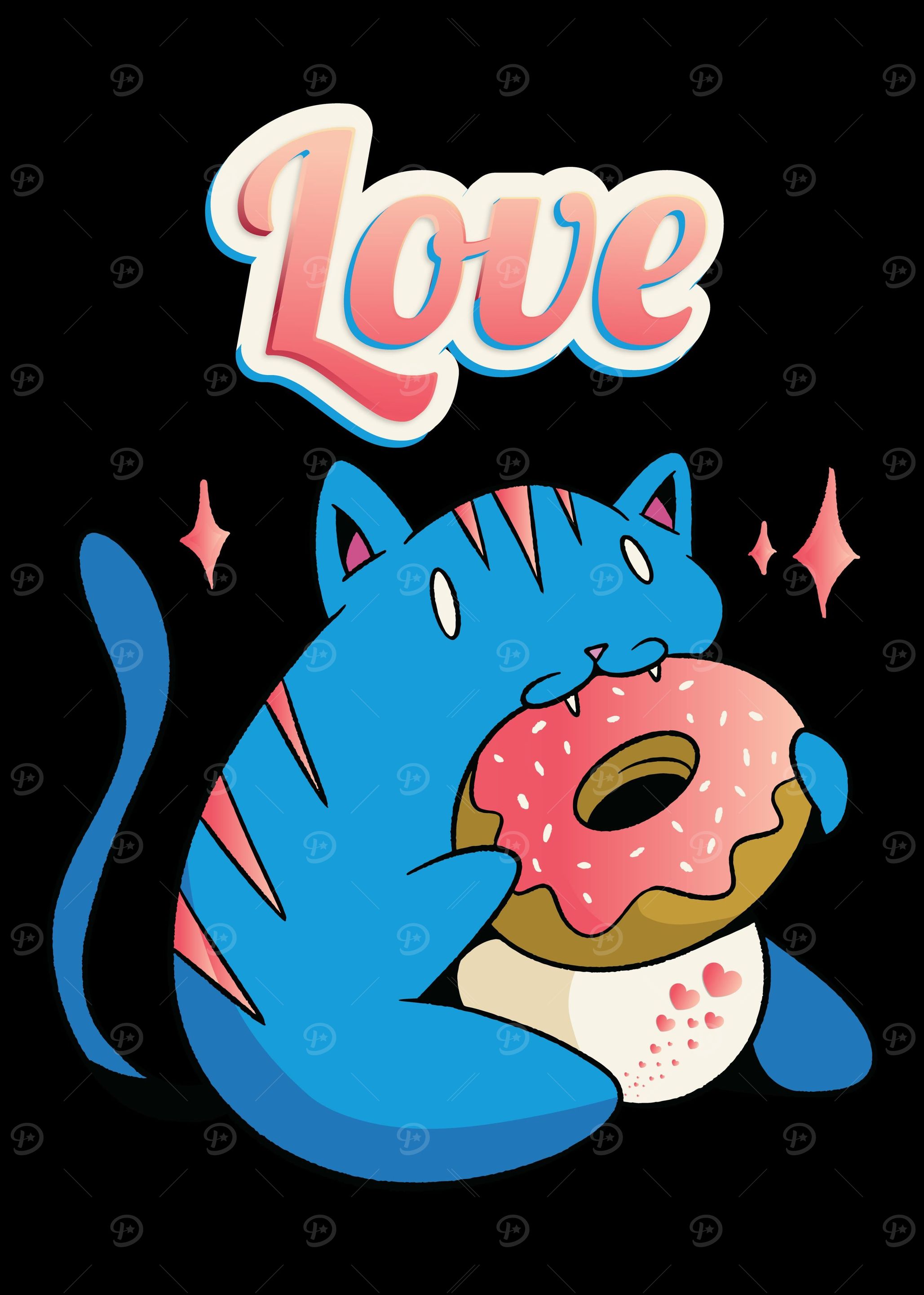 I love donuts sweet yammy