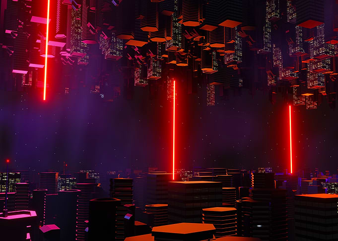 Futuristic Neon City
