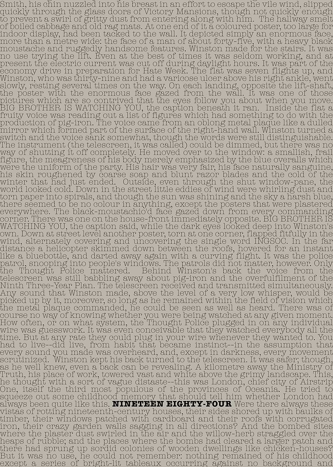 Nineteen Eighty Four Text