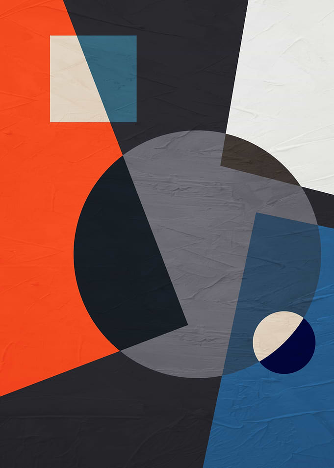 GEOMETRIC ABSTRACT 570A