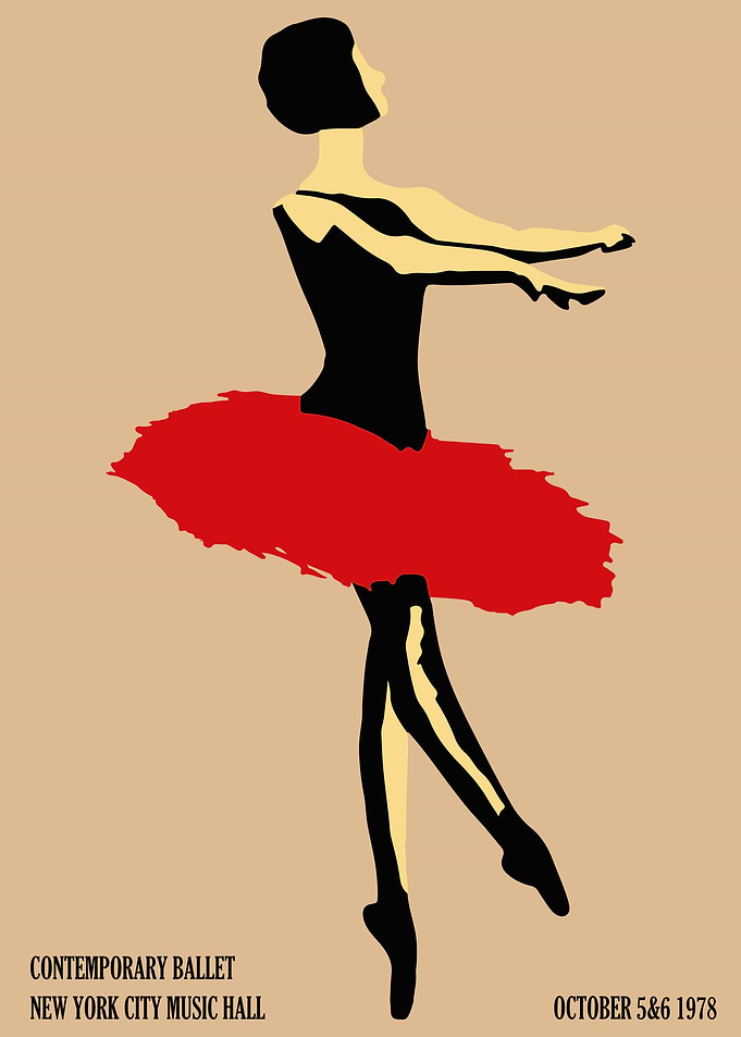 CONTEMPORARY BALLET POSTER